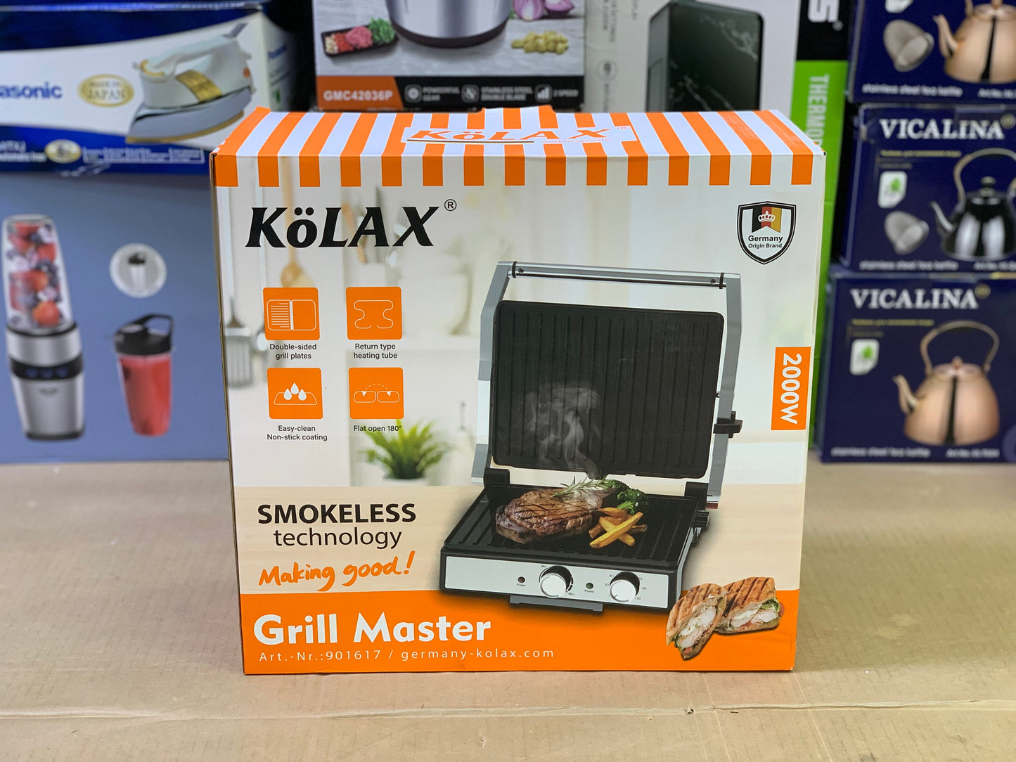 Kolax brand Grill master 2000W | Grill maker Model: 901617