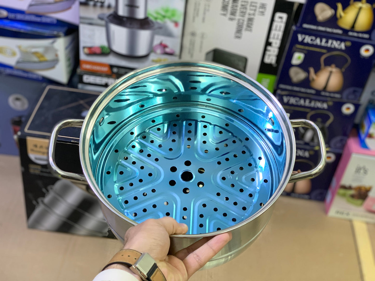 Stainless Steel Steamer pot 28cm