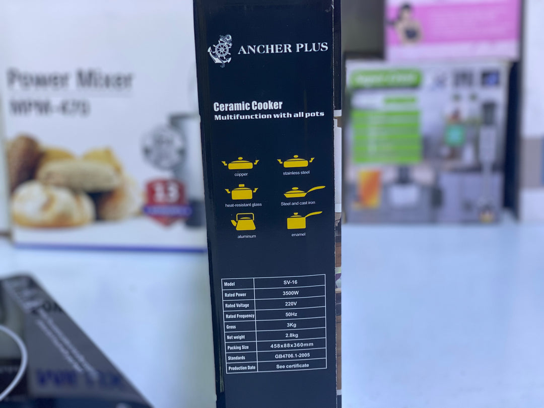 Ancher Plus Ceramic Cooker | Germany designed Kitchen stove 3500w