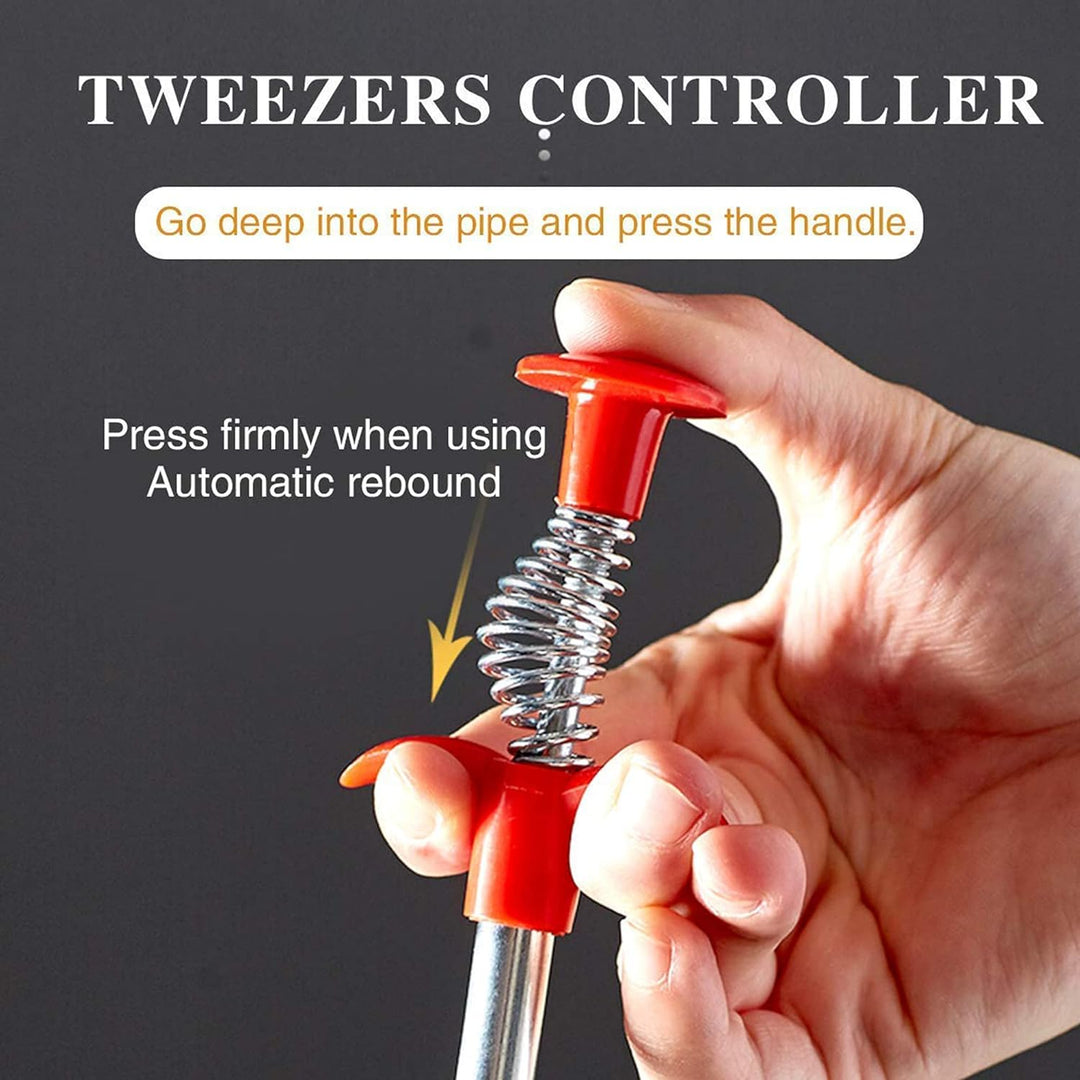 Drain Cleaning Stick Tool Wire Sink Cleaning Hook Cleaning Clog Clogged Drain for Multipurpose Kitchen Bathroom Sink Toilet