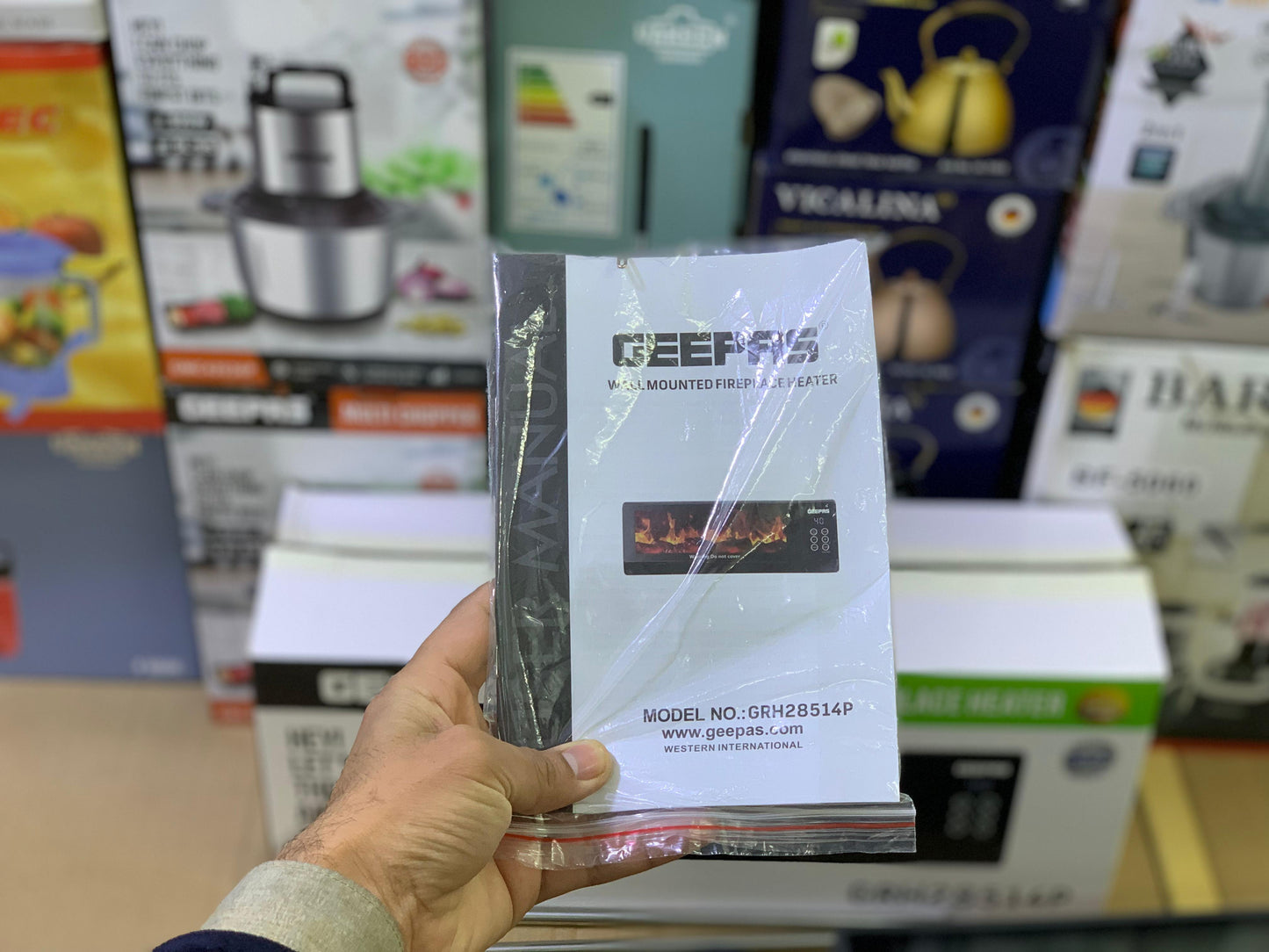 Geepas Wall Mounted Heater| 2 Years warranty|28514