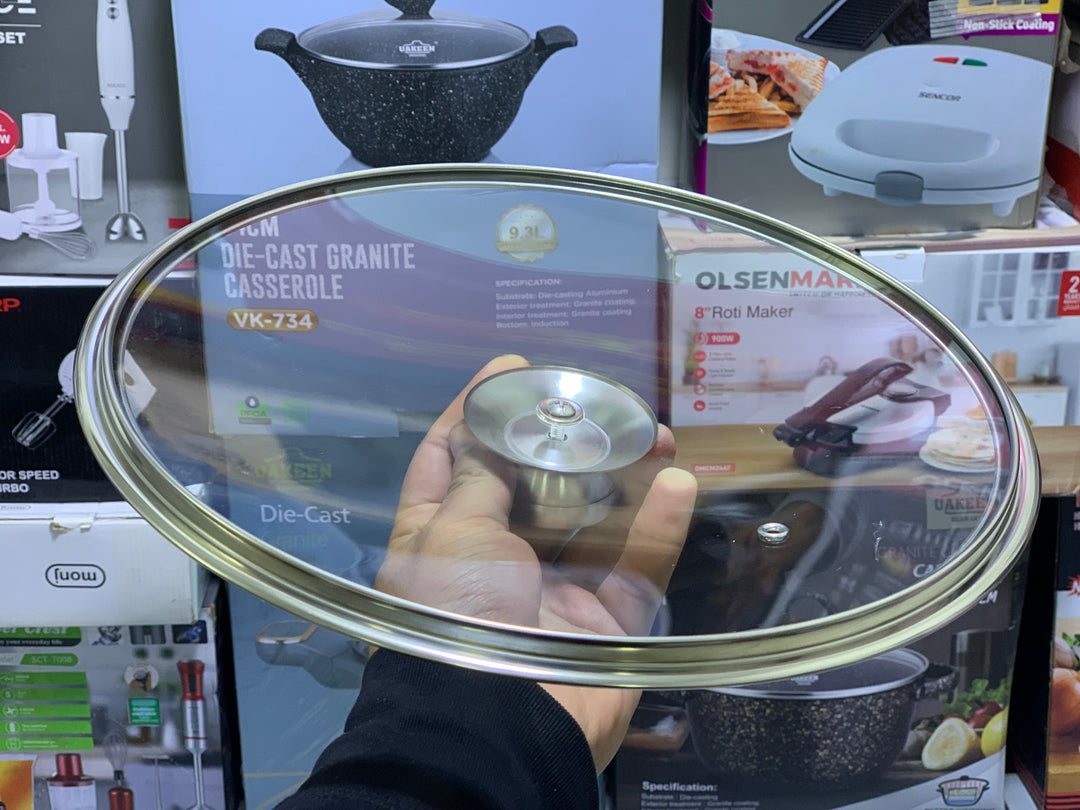 Laser Coating Frying pan with Lid
