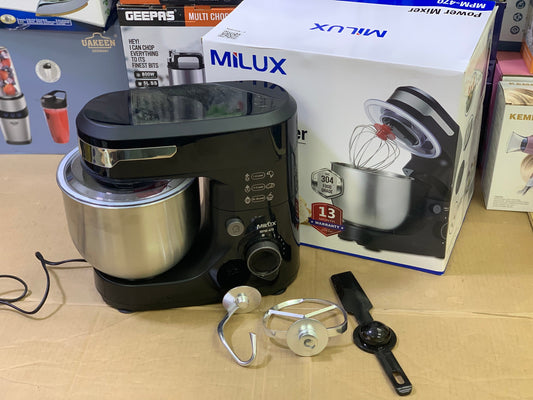 Milux Stand Mixer 550w and 4L
