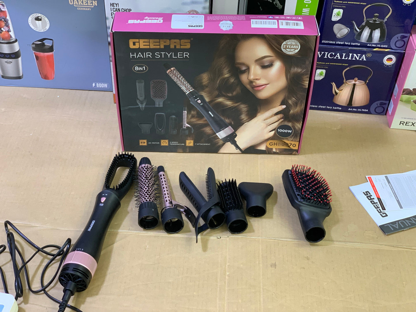 Geepas 8 in 1 Hair styler