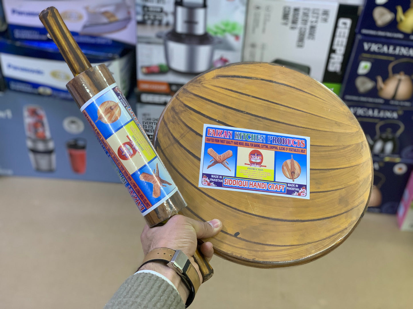 Wooden Roti maker