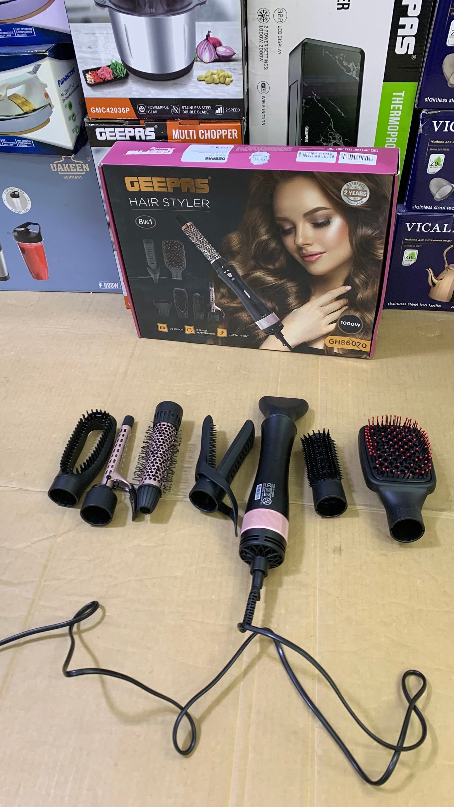 Geepas 8 in 1 Hair styler