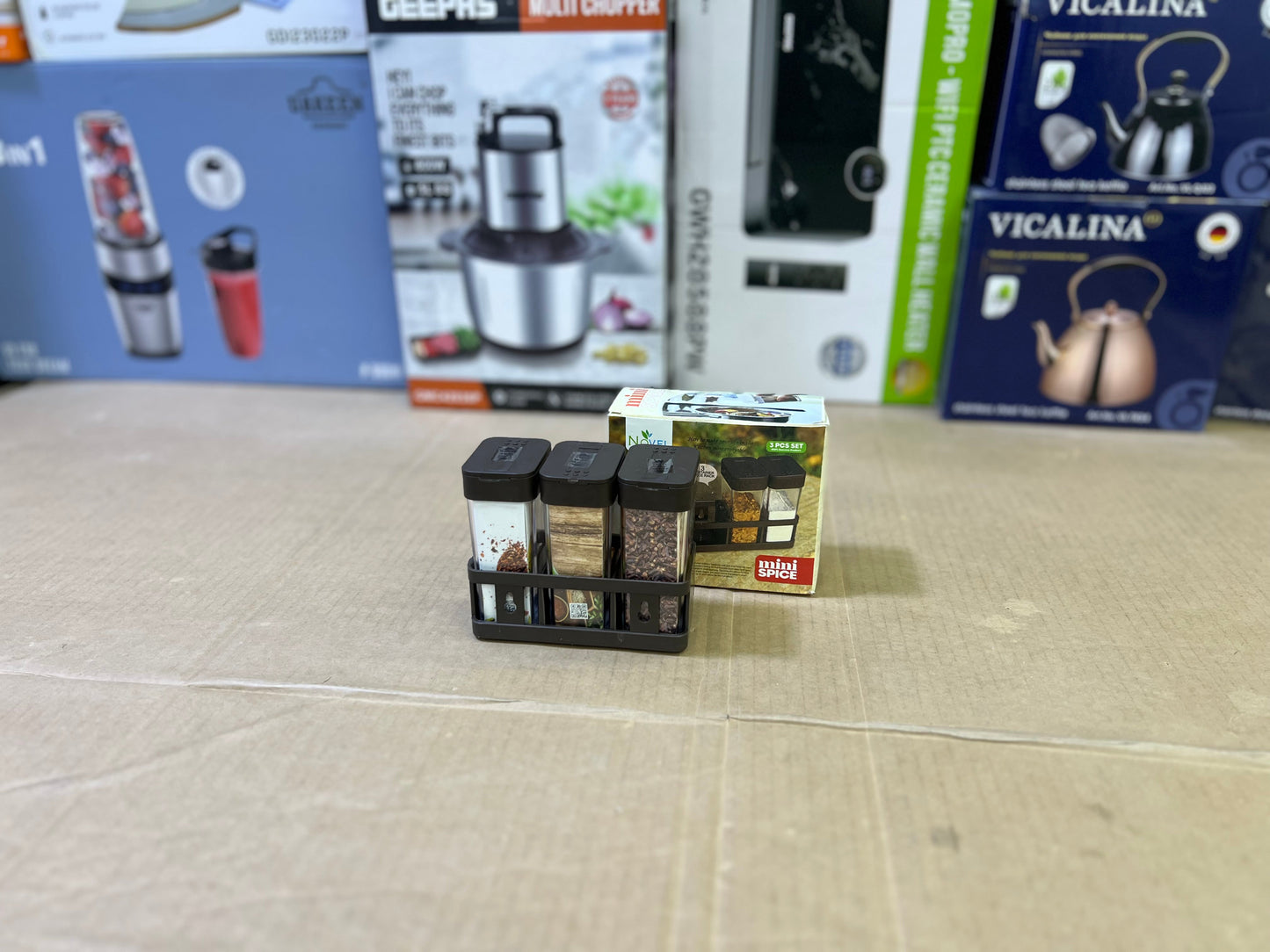 Plastic Spice Jar and Spice organizer