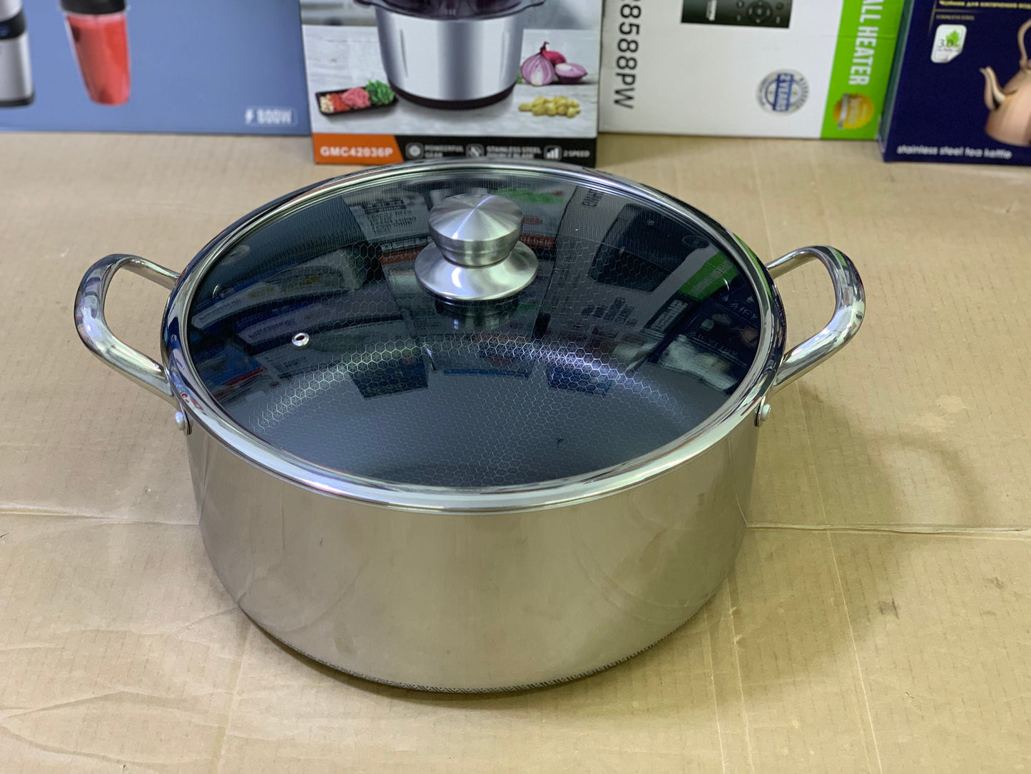 Laser Coating Deep Frying Casserole 32cm and 34cm