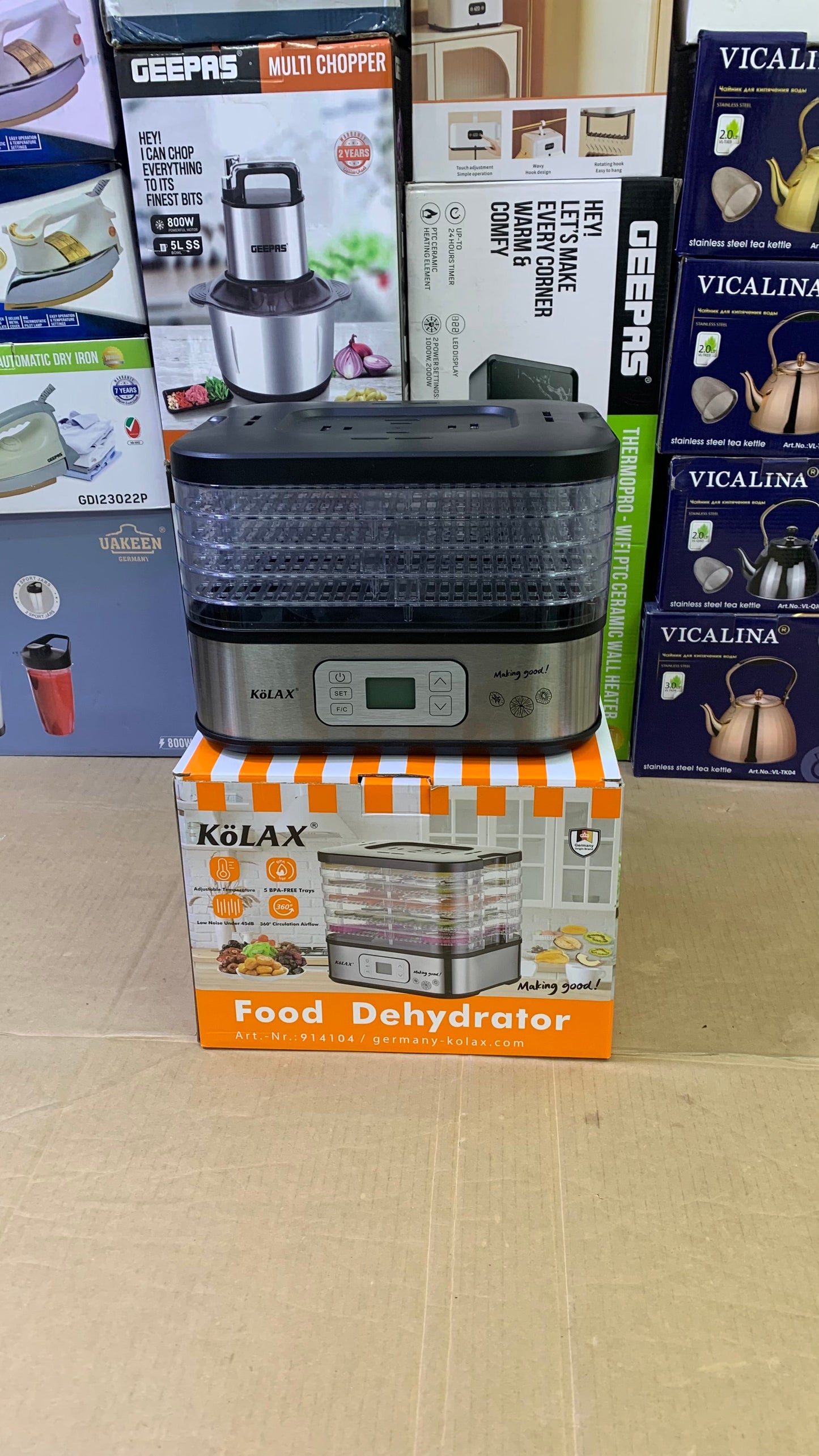 Kolax brand Dehydrator Acrylic tray