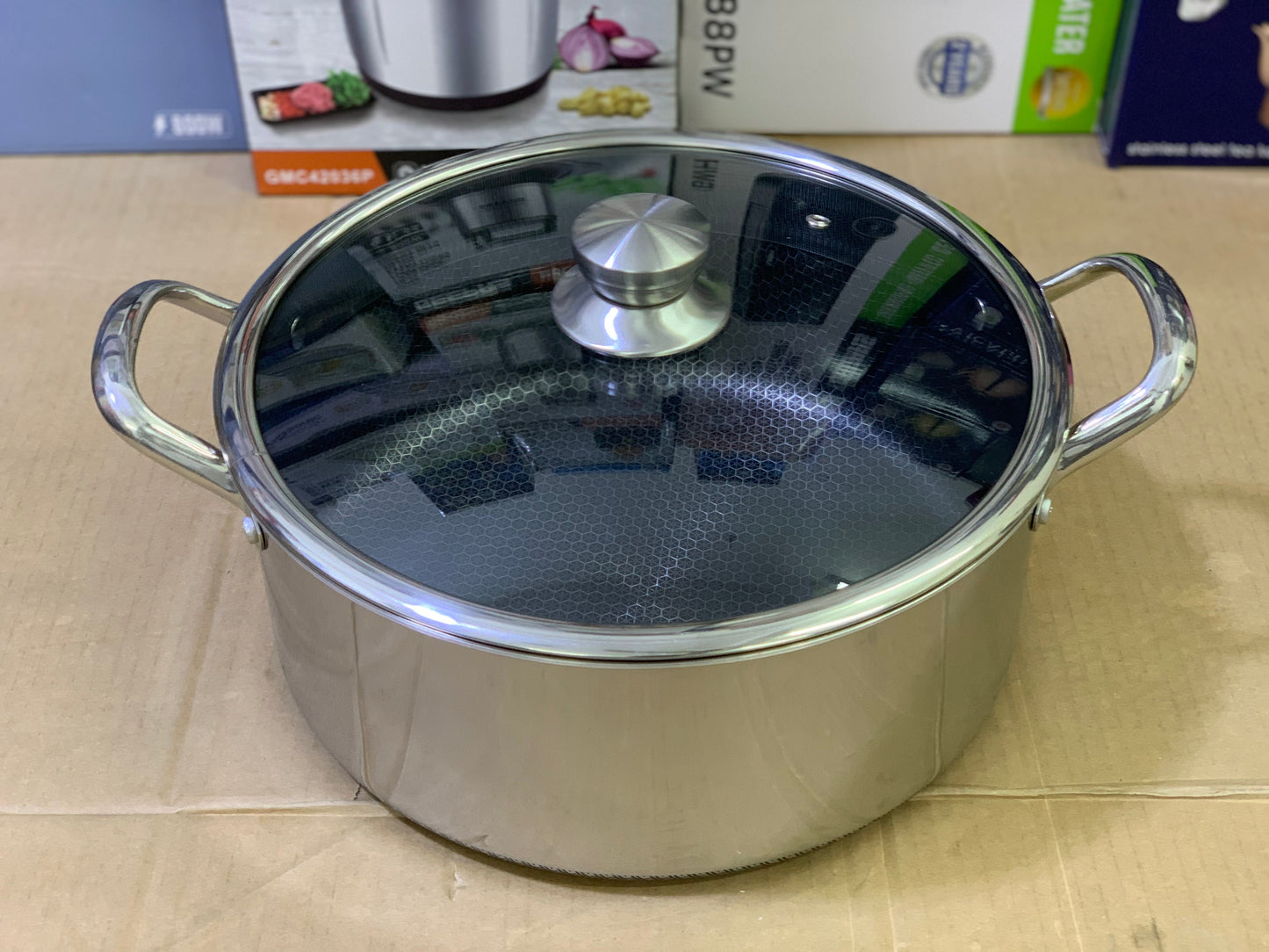 Laser Coating Deep Frying Casserole 32cm and 34cm