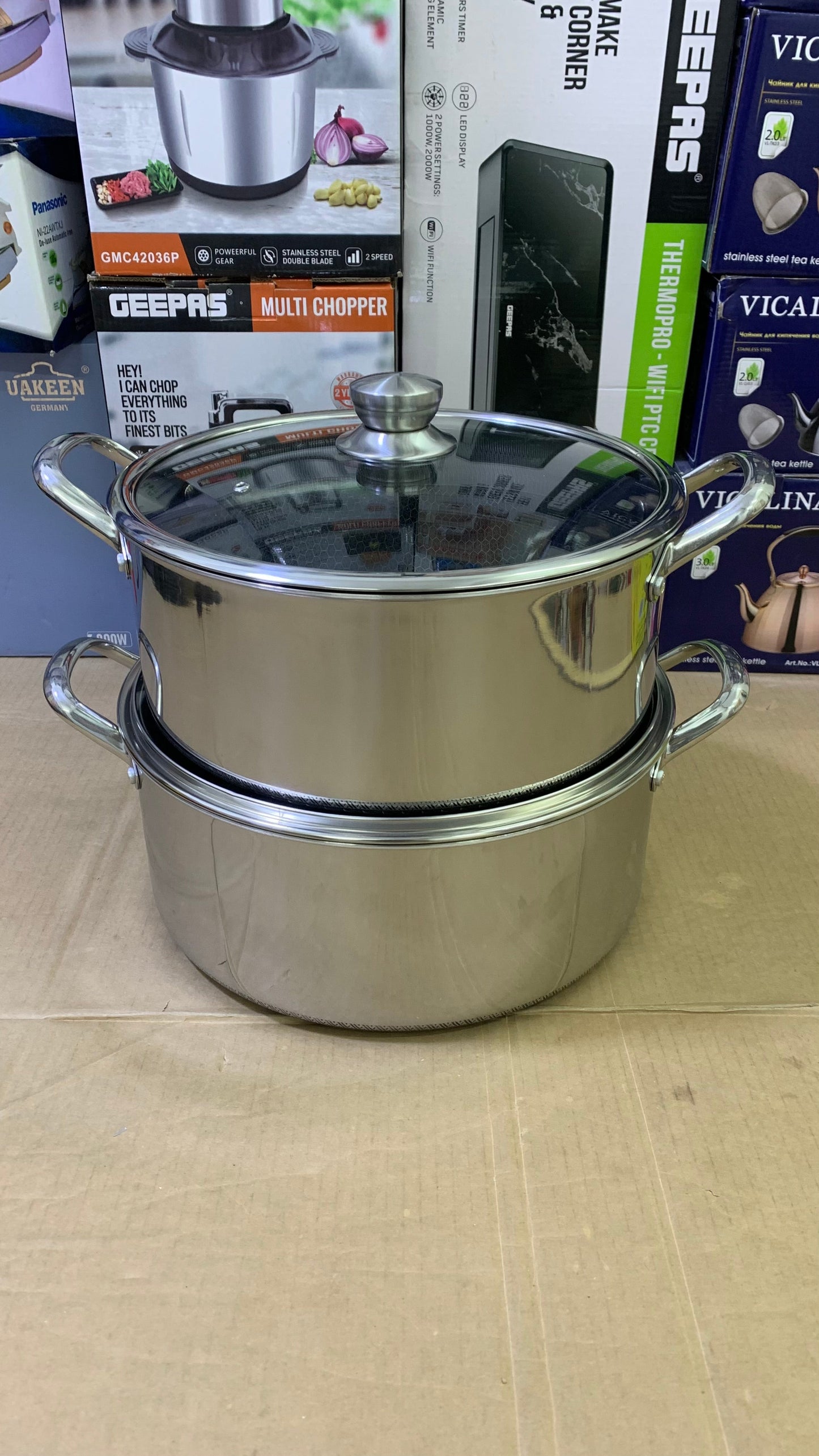Laser Coating Deep Frying Casserole 32cm and 34cm