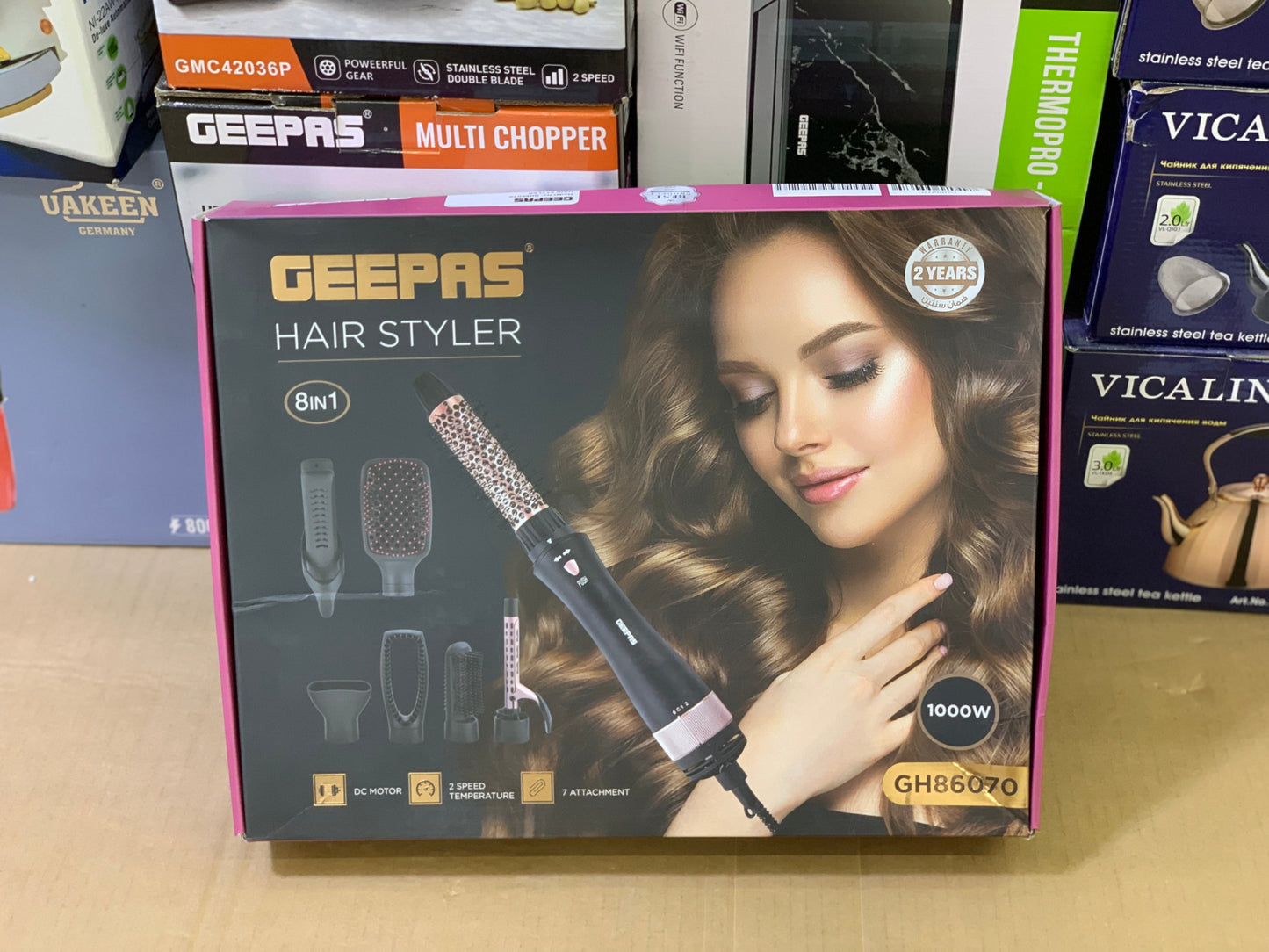 Geepas 8 in 1 Hair styler
