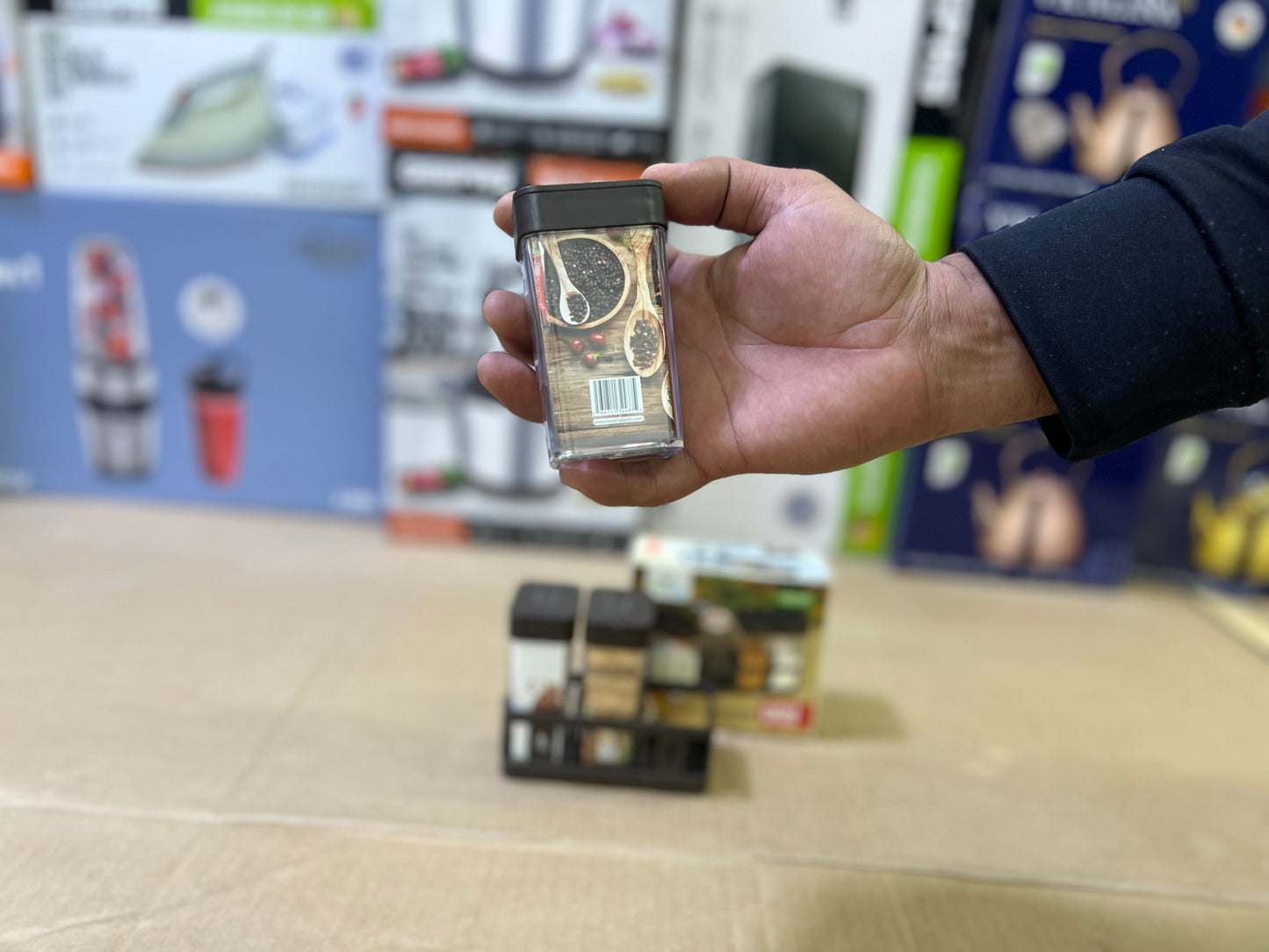 Plastic Spice Jar and Spice organizer