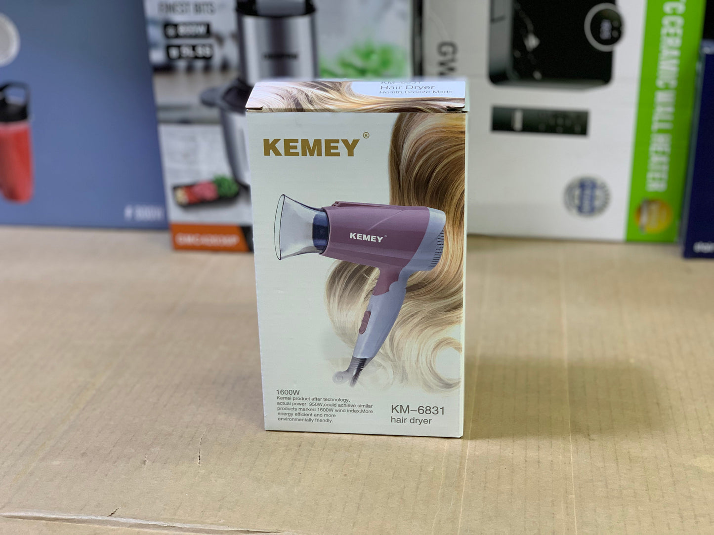 KEMEY Hair dryer with 3 Modes