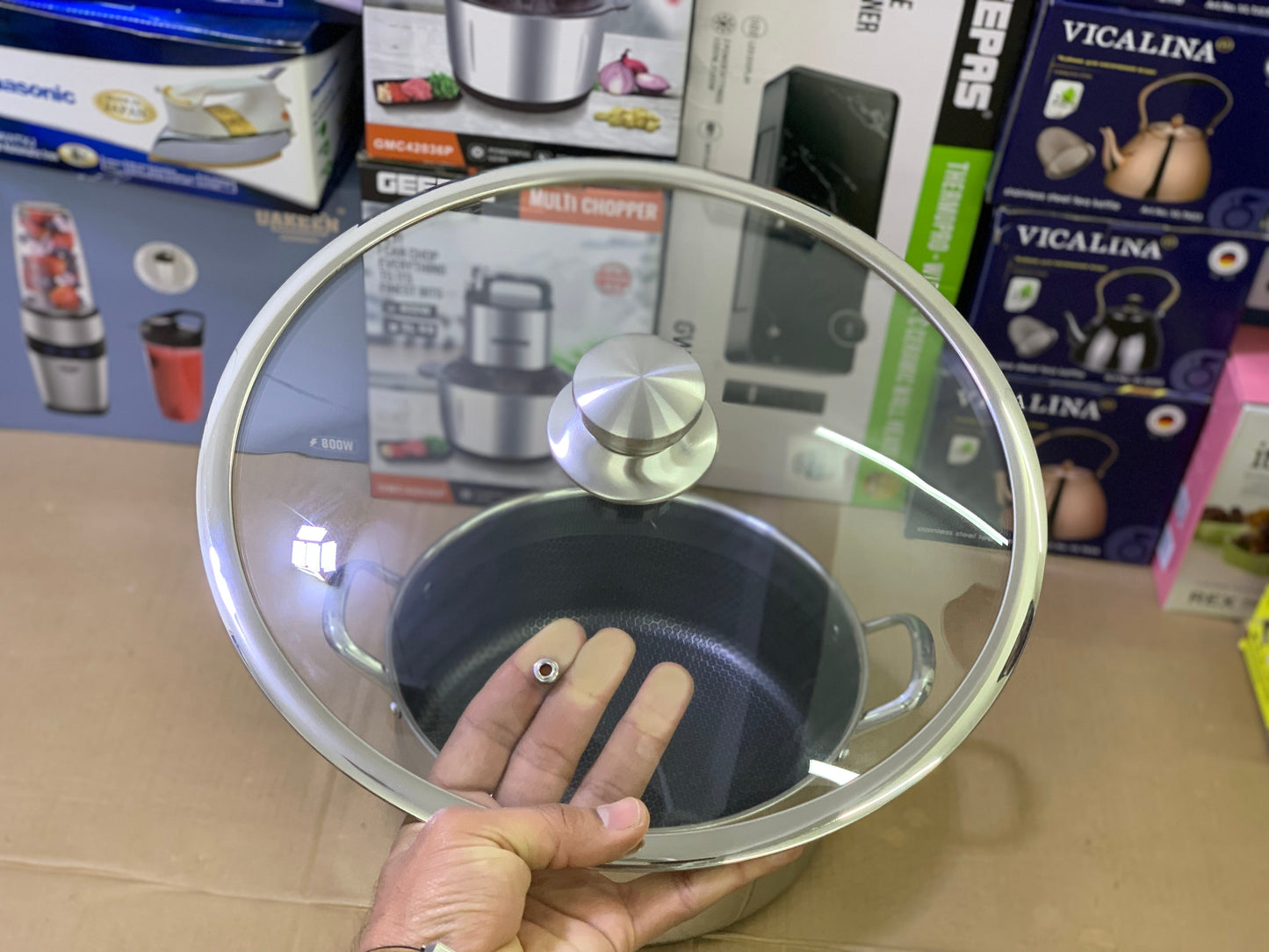 Laser Coating Deep Frying Casserole 32cm and 34cm