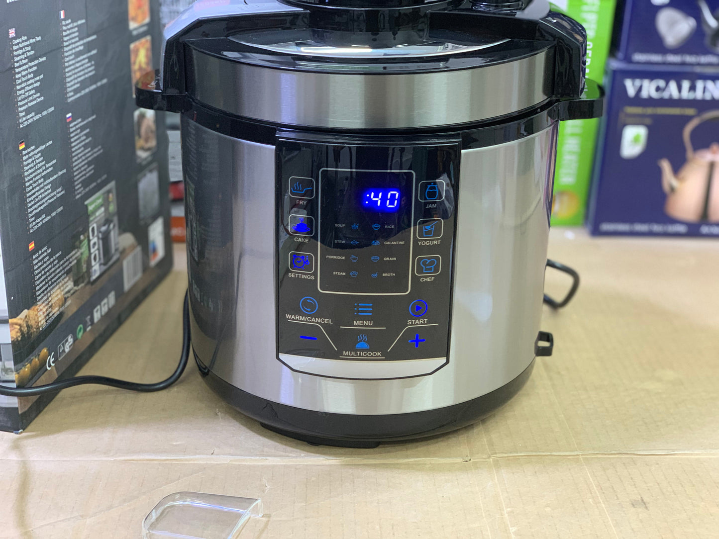 Super Crest Electric Pressure Cooker 1000w Model: SCT-3006