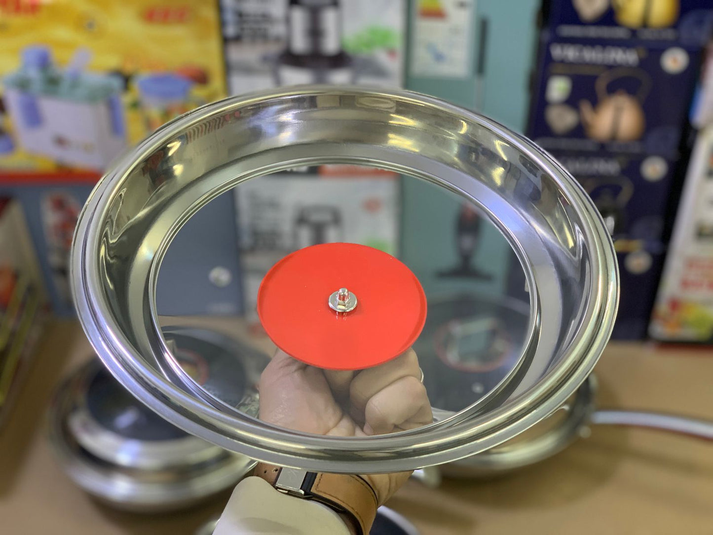 Laser Coating Deep Frying Handi and Frying pan