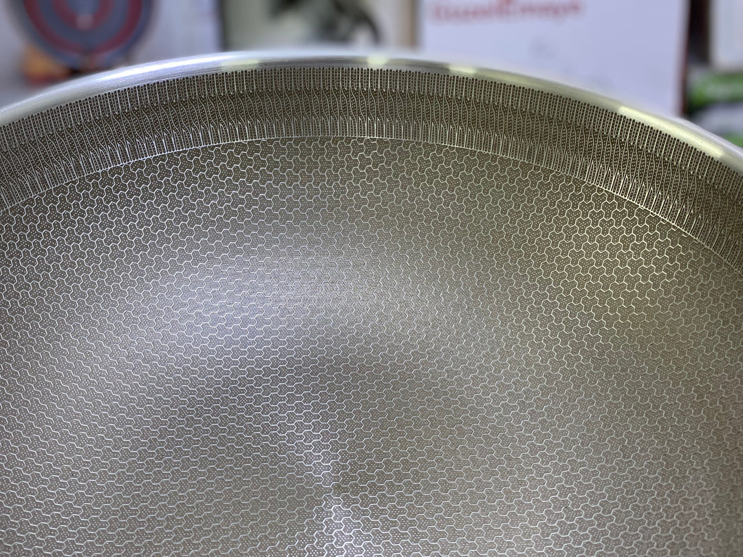 Titanium Material 2 in 1 Frying Pan and Steamer 32cm