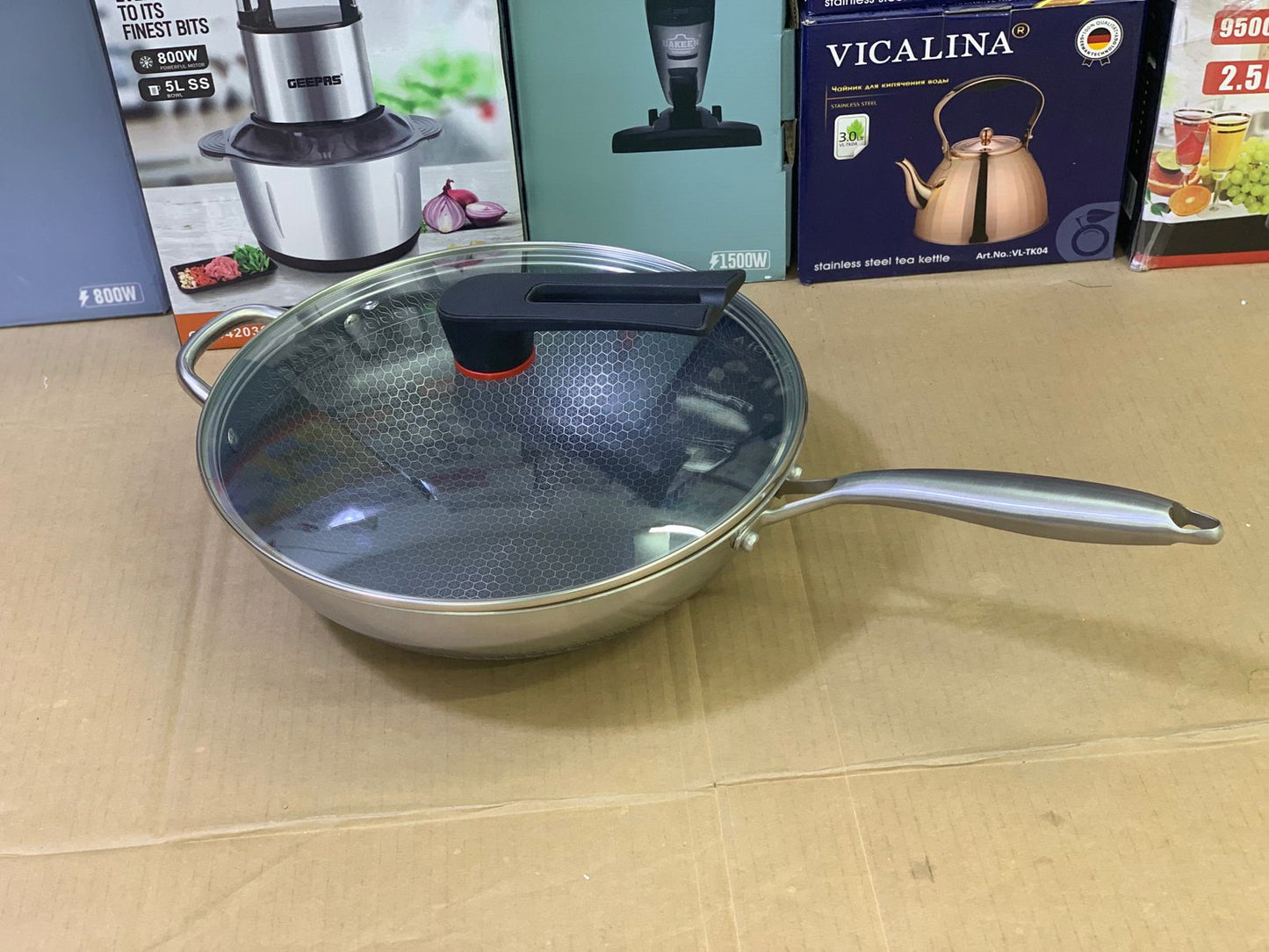 Laser Coating Deep Frypan| Deep Wok