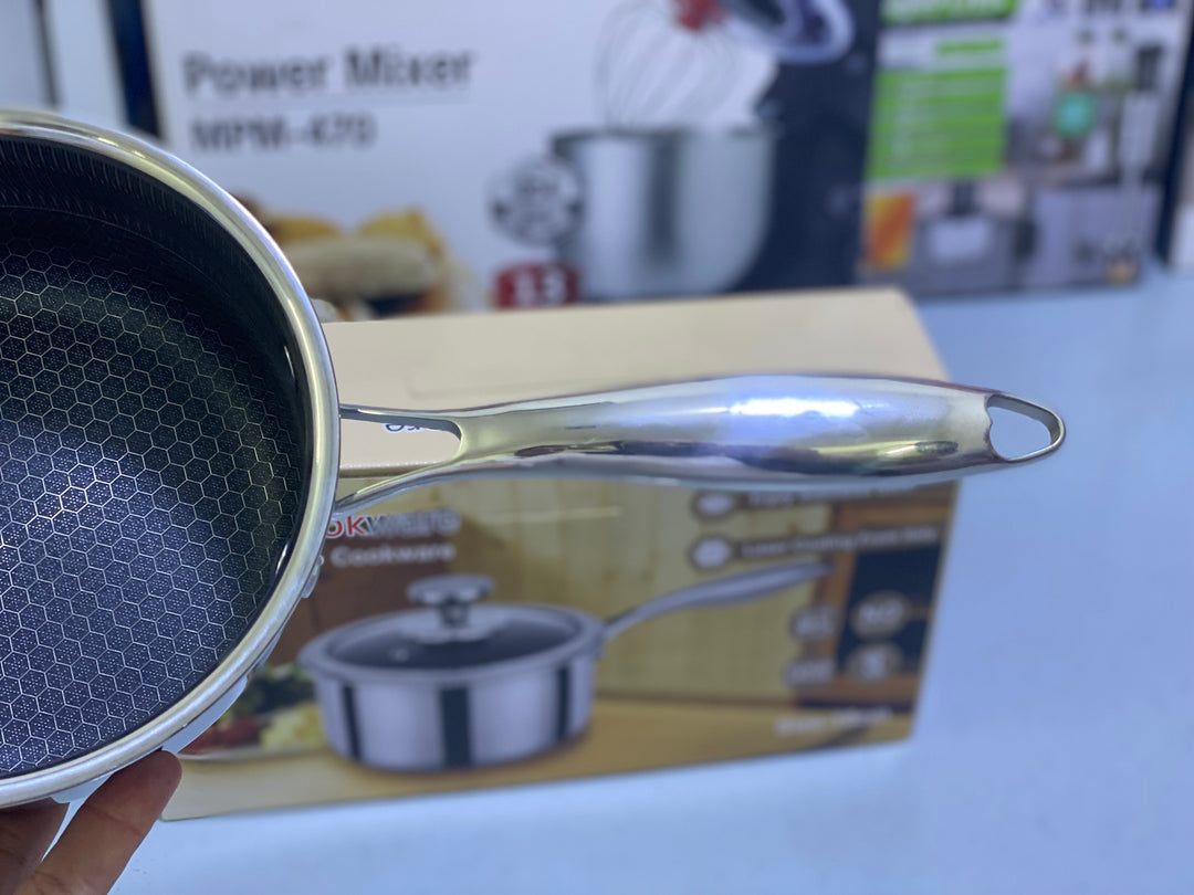 Seyhi Cookware HoneyComb Laser Coated Sauce Pan