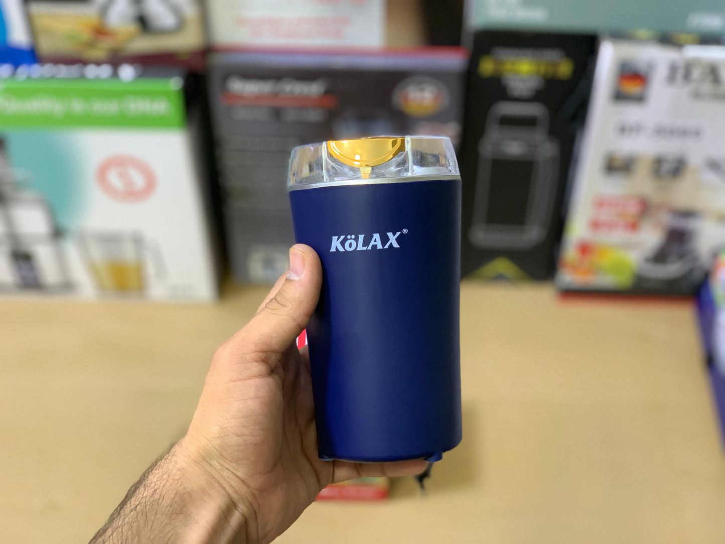 Kolax Coffee and Spice Grinder Stainless Steel 50G and 300W