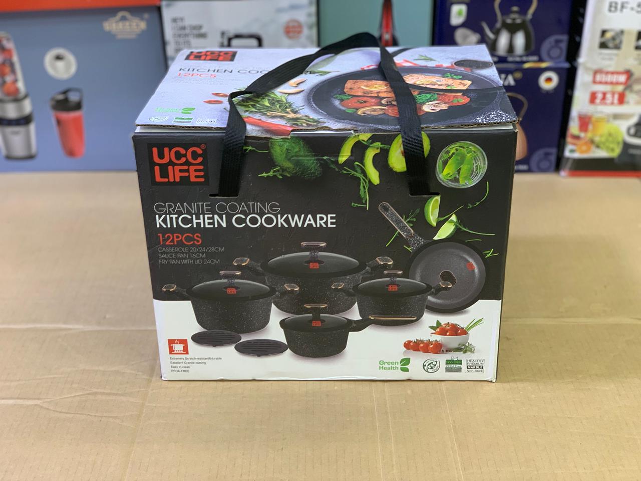 Granite Kitchen Cookware Set 12 Pieces