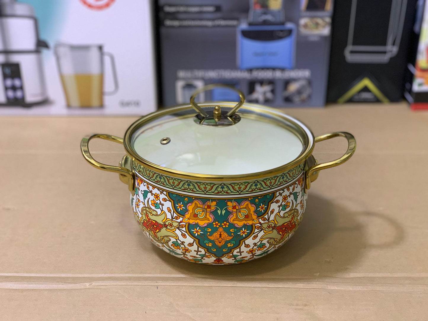 Non Stick Enamel Coating Cookware Set 10 Pieces