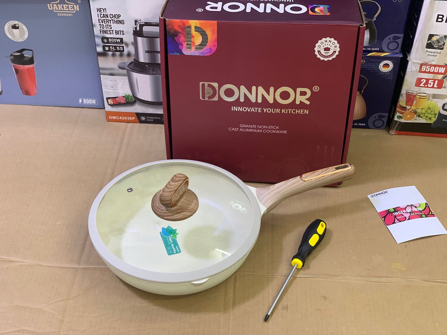 DONNOR Granite Non Stick Aluminum Frying Pan