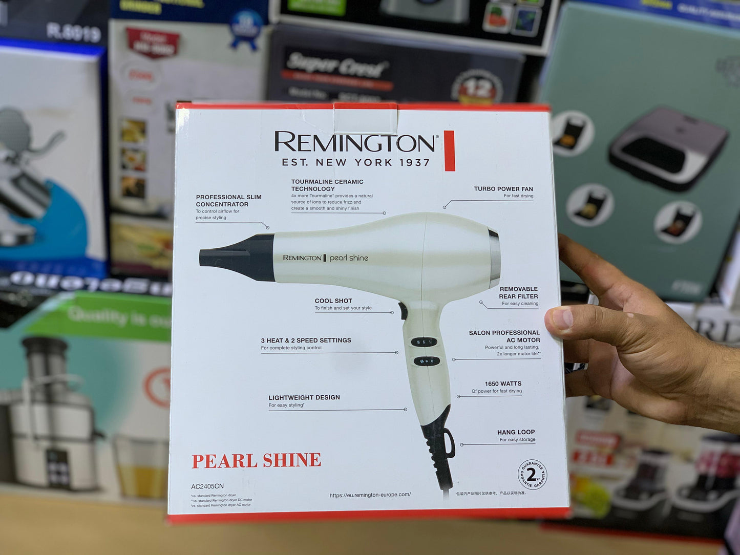 Remington Hair Dryer |Pear| Shine