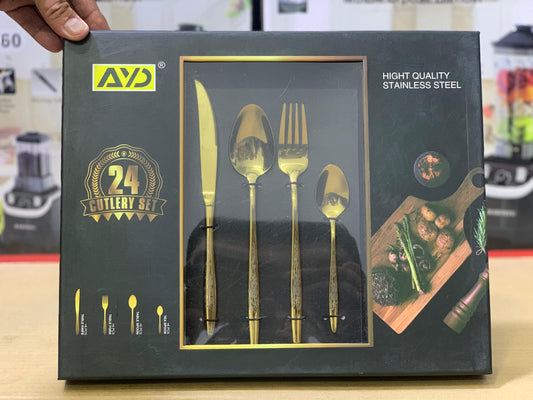 AYD Cutlery Set 24 Pieces For 6 Persons