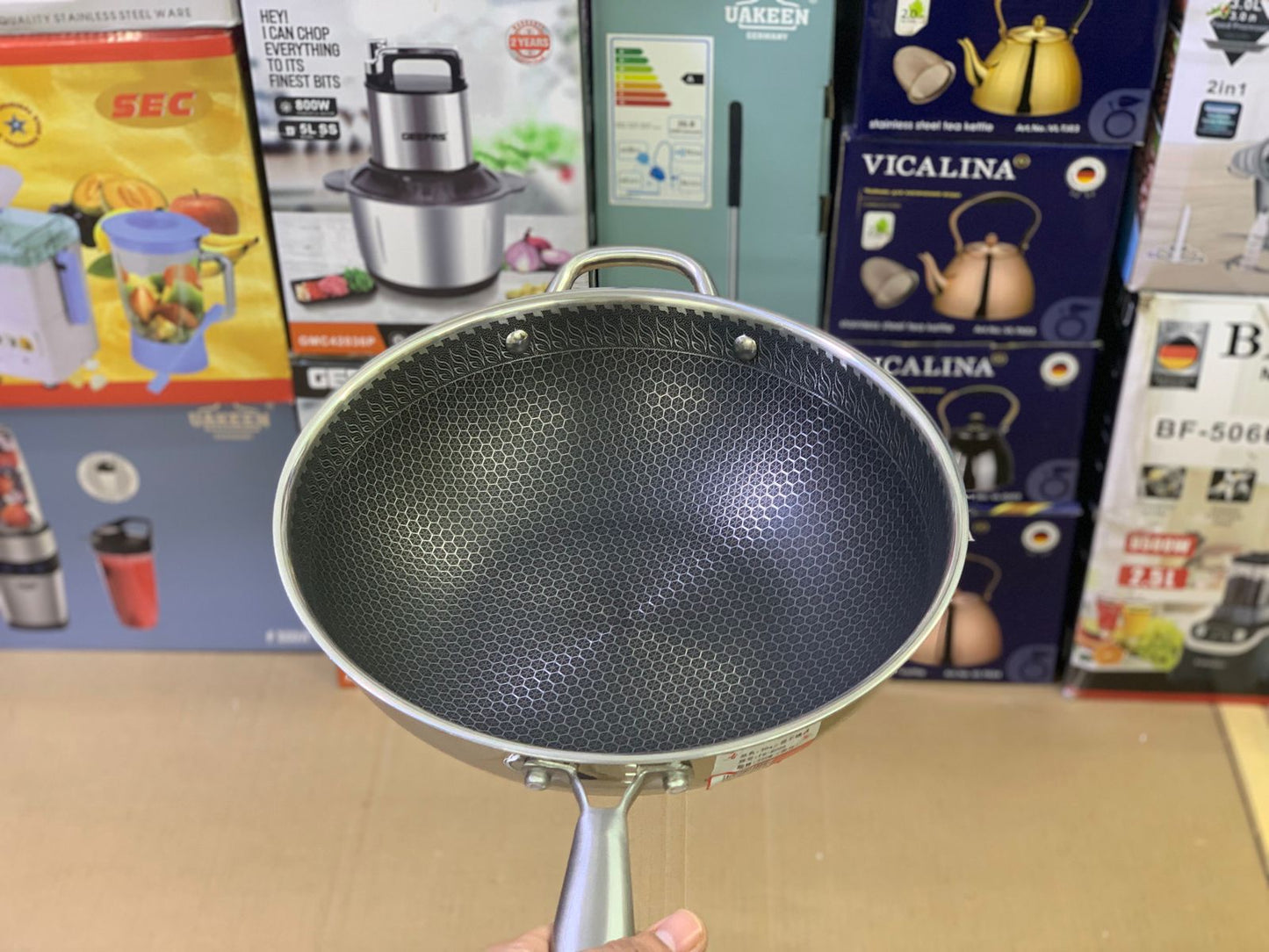 Laser Coating Deep Frypan| Deep Wok
