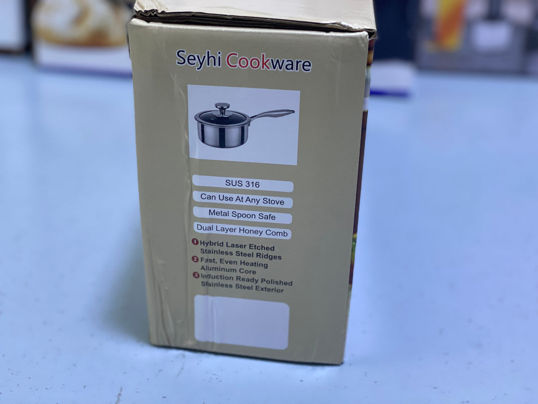 Seyhi Cookware HoneyComb Laser Coated Sauce Pan