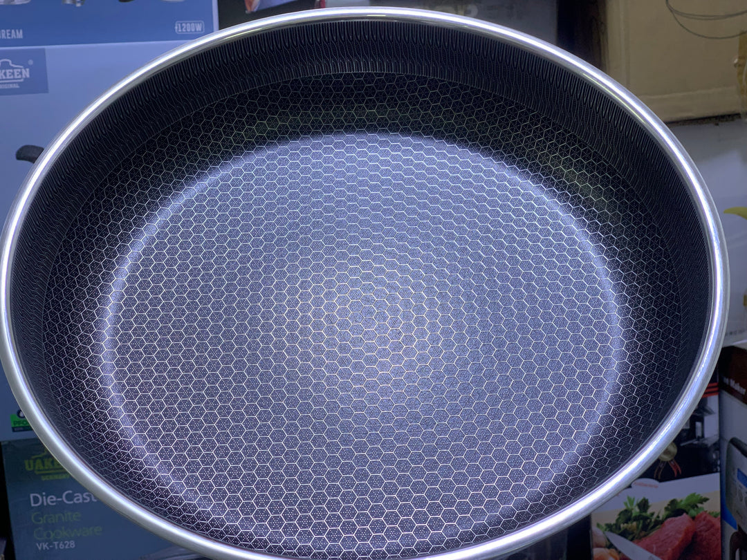 Laser Coating Frying pan with Lid