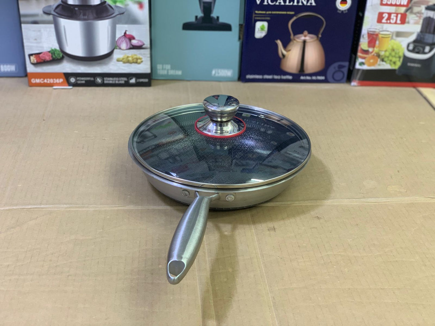Shallow Laser Coating Frying Pan Non Stick Skillet