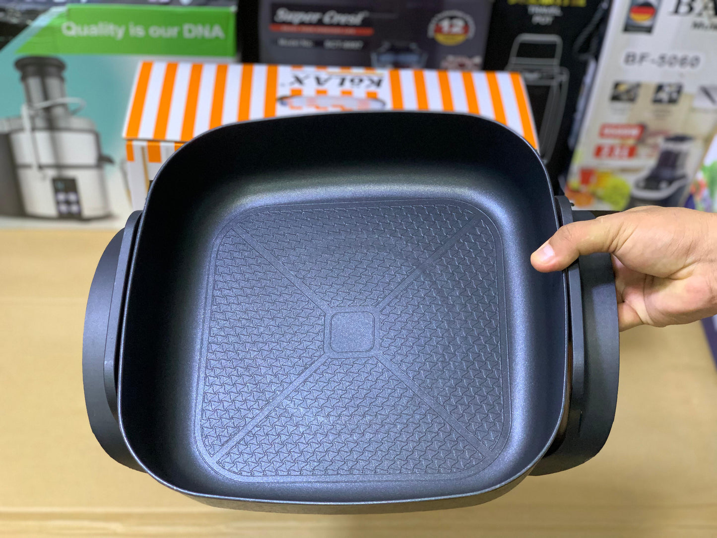 Kolax Brand Electric Frying Pan 5L and 1500w Non Stick