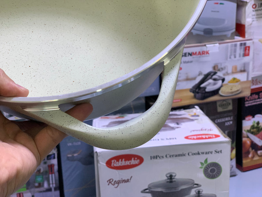 Bakkschie Brand 10 Pieces Non Stick Ceramic Cookware Set