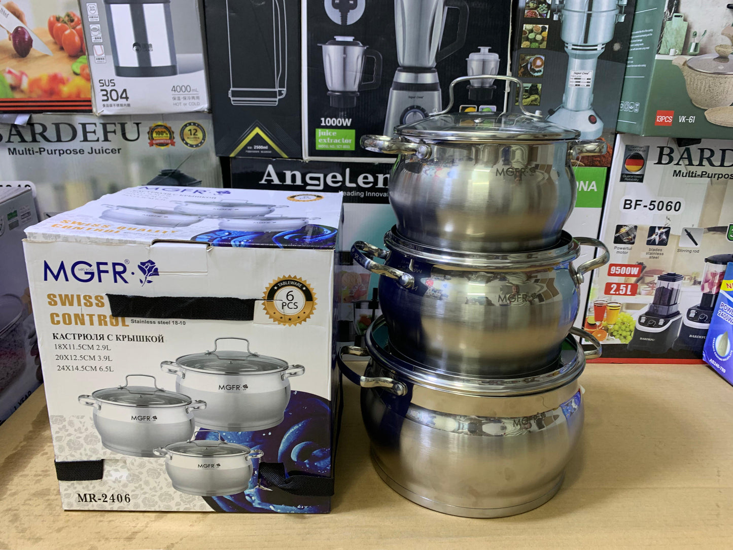 MGRF Swiss Control Stainless steel 6 pcs | 18-10