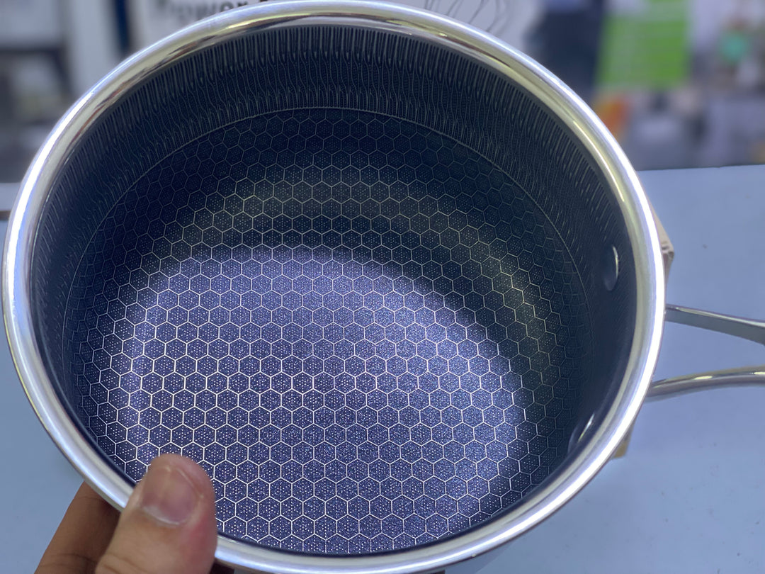 Seyhi Cookware HoneyComb Laser Coated Sauce Pan