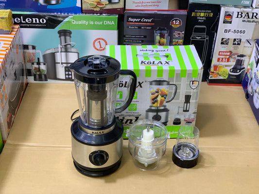 Kolax 4 in 1 Food Processor 1200w Stainless Steel Blades